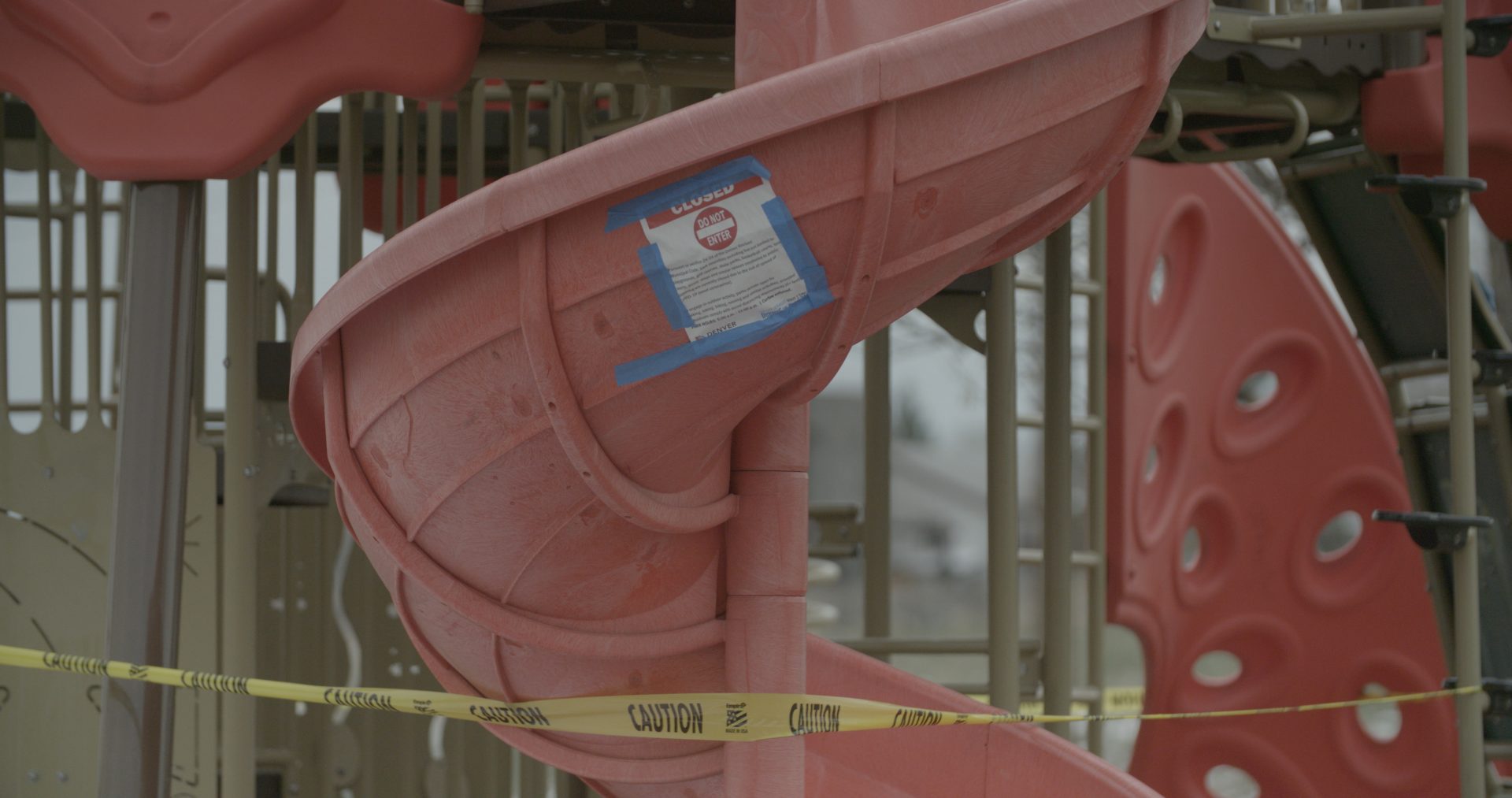Screen Grab from Sony FS5MII + Atomos Inferno Shogun of a closed playground.